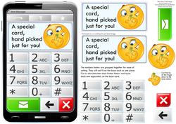 Mobile Phone Hand Picked for You Quick Card
