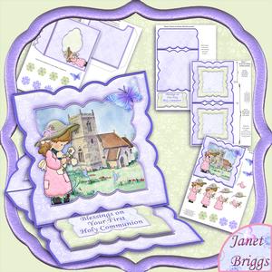First Holy Communion Easel Card Kit & Decoupage