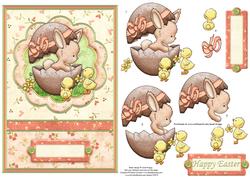 Easter Decoupage Are You the Easter Bunny?