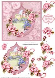 Friends Are Flowers Card Topper & Decoupage