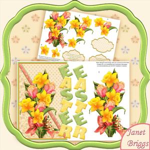 Easter Over the Side Daffodils Mini Kit