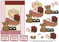 Special Mum, Mam, Mom Decoupage