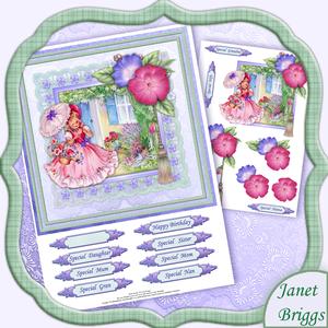 Vintage Belle Cottage Garden Topper & Decoupage Mini Kit