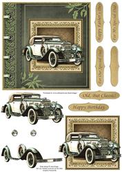 Classic Vintage Car Topper & Decoupage