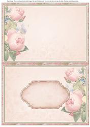 Vintage Rose Bouquet Insert for Cup424995_68