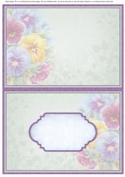 Vintage Pansies Insert for Cup426374_68