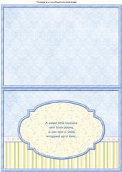 Cute Lullaby New Baby Boy Insert for Cup433491_68
