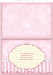 Cute Lullaby New Baby Girl Insert for Cup433578_68