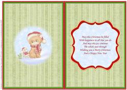 Christmas Mistletoe Cat & Mouse Insert for Cup443338_68