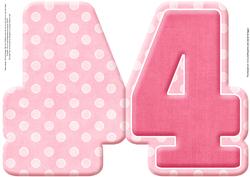 Age 4 Blank Pink Birthday Shape Card
