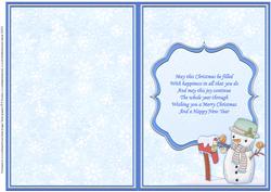 Carrot the Snowman Christmas Insert for Cup448859_68