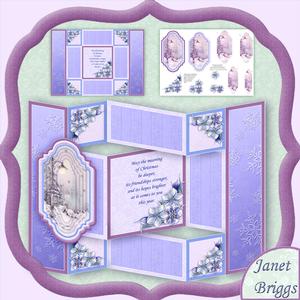 Christmas Lamplight Tri Shutter Mini Card Kit
