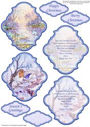 Christmas Birds Plaques and Verses
