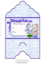 Bunnies Special Star Christmas Money Wallet
