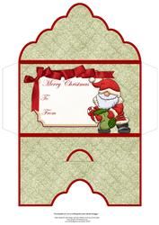 Christmas Money Wallet Santa & Stocking for Cup470212_68