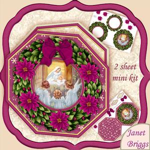 Christmas Wreath Builder Nativity Mini Kit