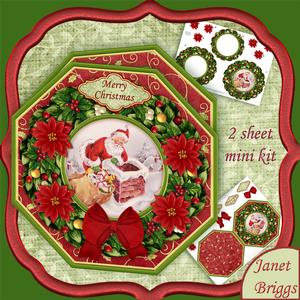 Christmas Wreath Builder Santa Mini Kit