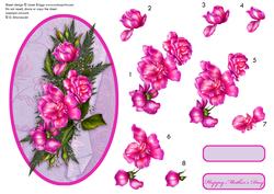 Cameo Roses Decoupage