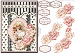 A Romantic Evening Card Topper & Decoupage