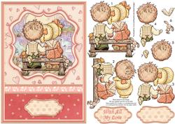 Tender Moments by the Lake Card Topper & Decoupage