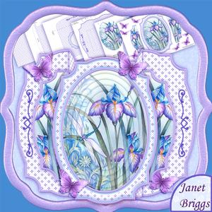 Iris Double Pop Out Card Kit with Pyramage