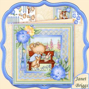 Present in the Garden 8x8 Mini Kit with Decoupage