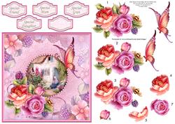 Admiring the Garden Card Topper & Decoupage