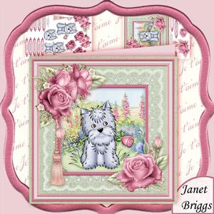 Woof You Westie 8x8 Anniversary Birthday Valentine Mini Kit