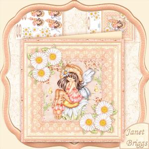 Birthday Wishes from Fairy Daisy 8x8 Mini Kit & Decoupage