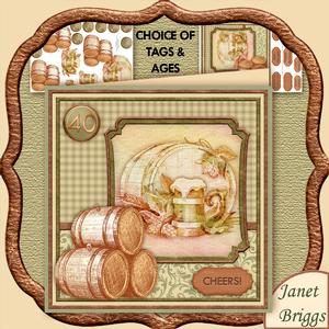 Just Beer 8x8 Mini Kit, Decoupage & Ages