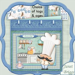 Master Chef 8x8 Mini Kit & Decoupage for Men