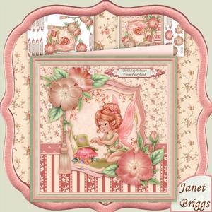 Birthday Wishes from Fairybook 8x8 Mini Kit & Decoupage