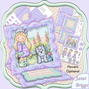 Chloe and Her Puppy Easel Card Kit