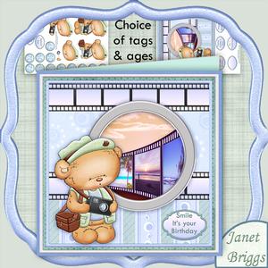 Photographer Ted Smile It's Your Birthday 8x8 Mini Kit
