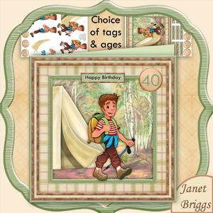 Hiking in the Great Outdoors 8x8 Mini Kit & Ages