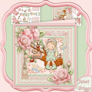 Apple Tree Chloe 8x8 Mini Kit & Decoupage
