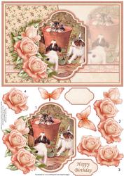 We Just Want to Be Friends Decoupage Sheet