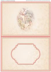 Insert for Vintage Rose Cottage Decoupage Sheet
