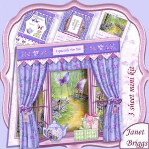 Bluebell Woods View Window Aperture 8x8 Mini Kit