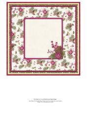Christmas Insert for Holly Pudding Decoupage Kit
