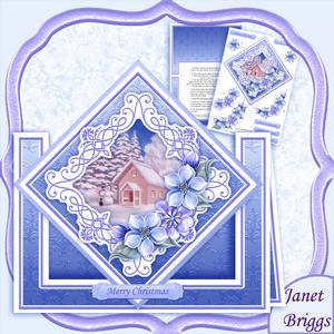 Christmas Snowman Diamond Front Mini Kit & Decoupage