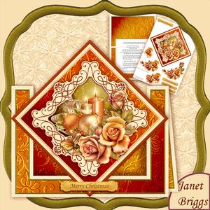 Christmas Diamond Front Mini Kit Decoupage