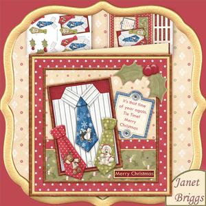 Christmas Time for Ties 8x8 Mini Kit for Men