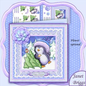 Christmas Percy's Pal 8x8 Mini Kit & Decoupage