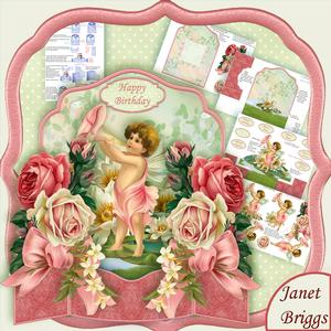 The Lily Pond 3D Pop Up Card Kit & Decoupage