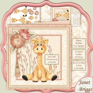 Happy Birthday Your Highness 8s8 Humorous Card & Decoupage