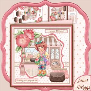 Bags of Fun 8x8 Mini Kit & Decoupage