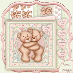 Sending Hugs All Occasions Mini Kit & Decoupage