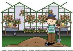 Greenhouse Gardener Shape Card Part 1