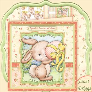 Eggstra Big Pressie Easter 8x8 Mini Kit & Decoupage